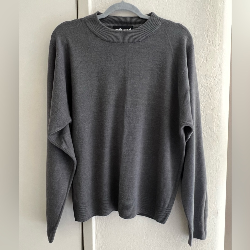 Sag Harbor XL Women’s Grey Long Sleeve Sweater